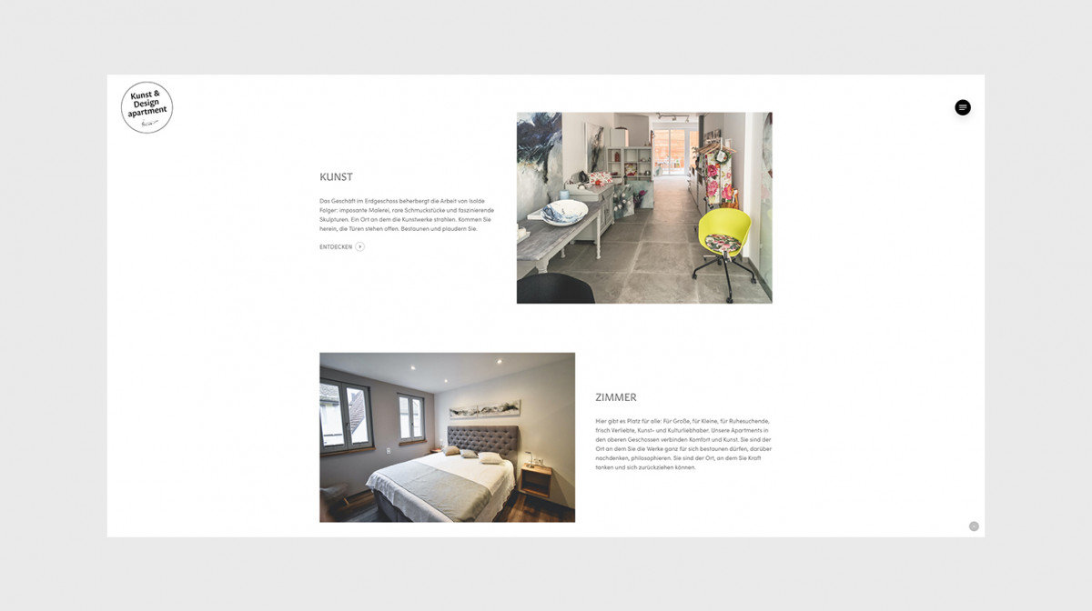 Design Apartments Volkach - Webdesign