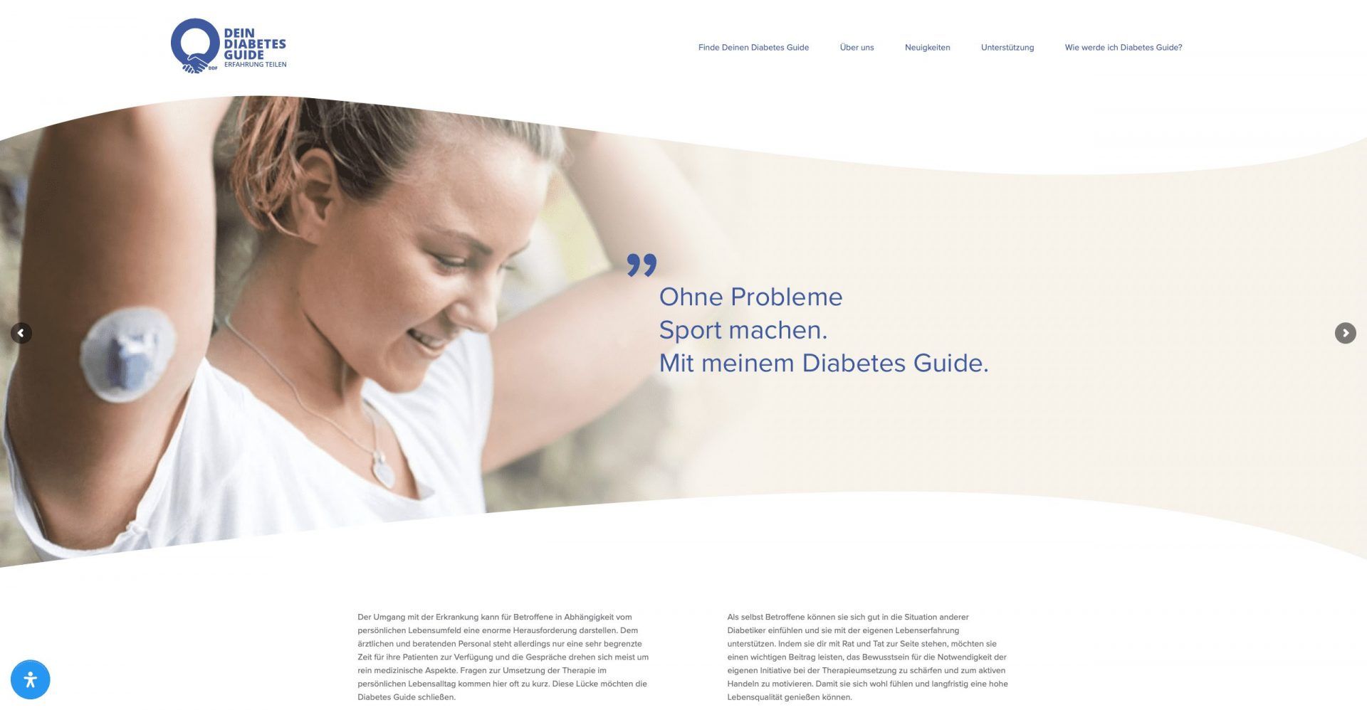 Webdesign für Dein Diabetes Guide in Thüringen