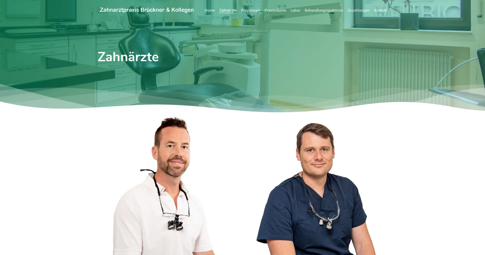 Zahnarztpraxis Brückner & Kollegen Webdesign