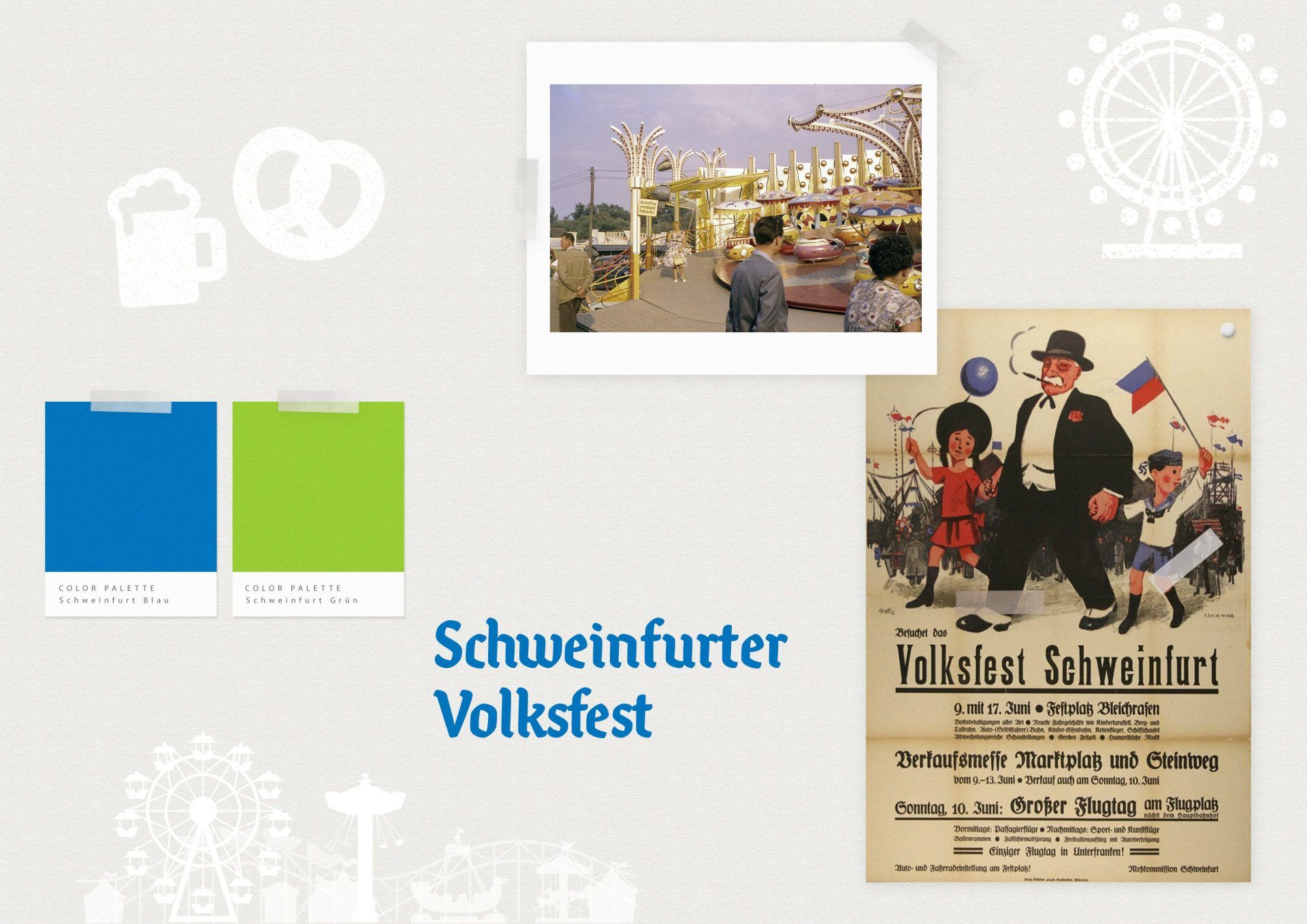 Design Konzept für das Schweinfurter Volksfest